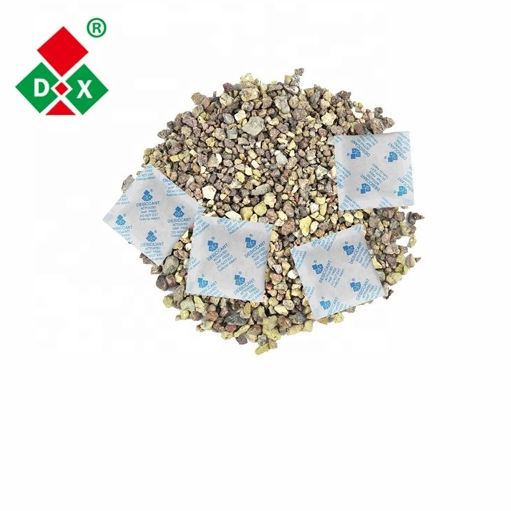 Customized bentonite clay desiccant packets